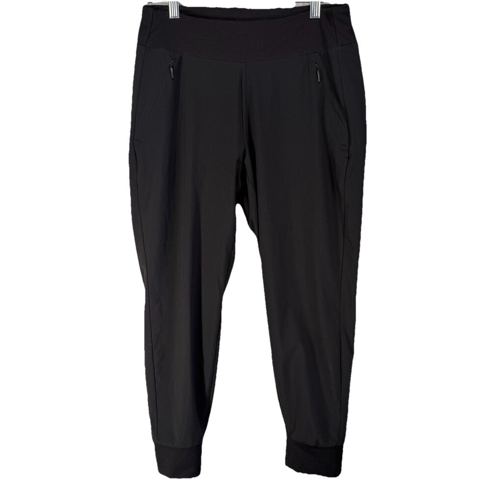 Athleta Lined Soho Joggers Womens 8 Petite Black Athleisure